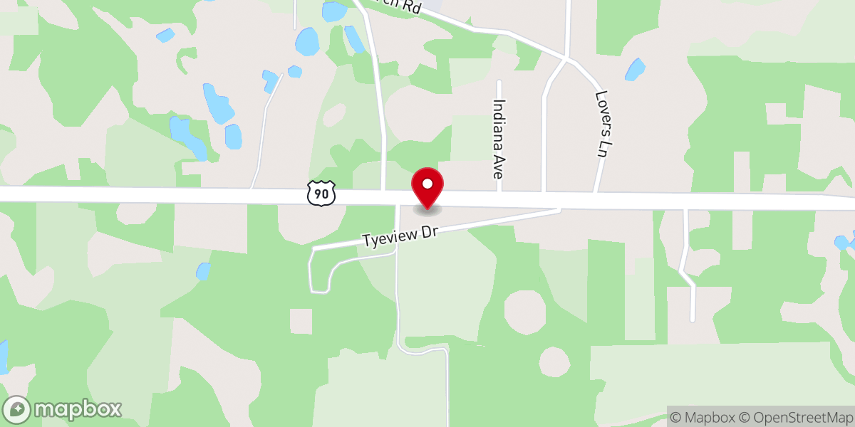 Map showing location of Faith Haven Assembly of God