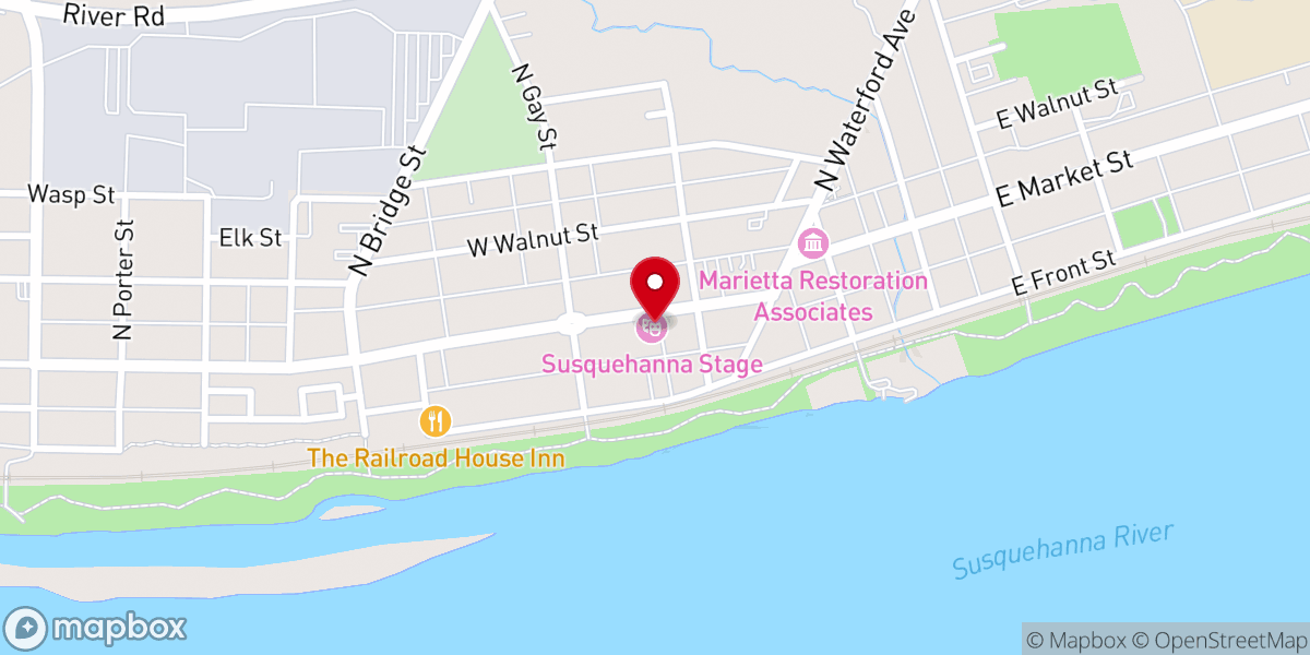 Map showing location of Susquehanna Stage