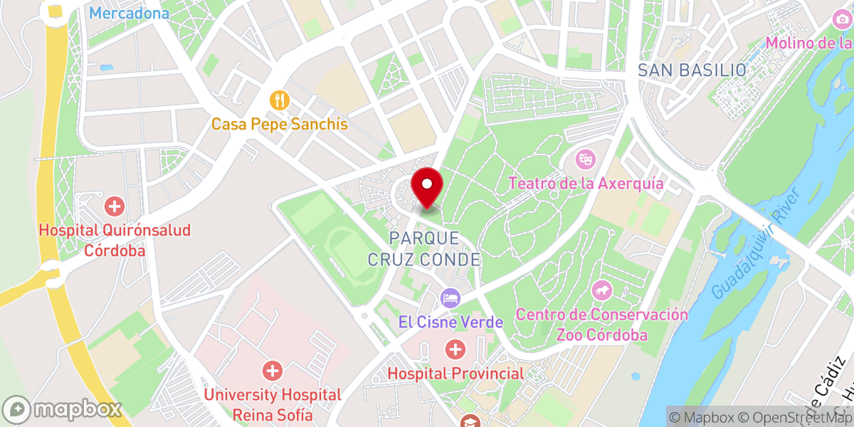 Map showing location of Parroquia de San Pelagio mártir