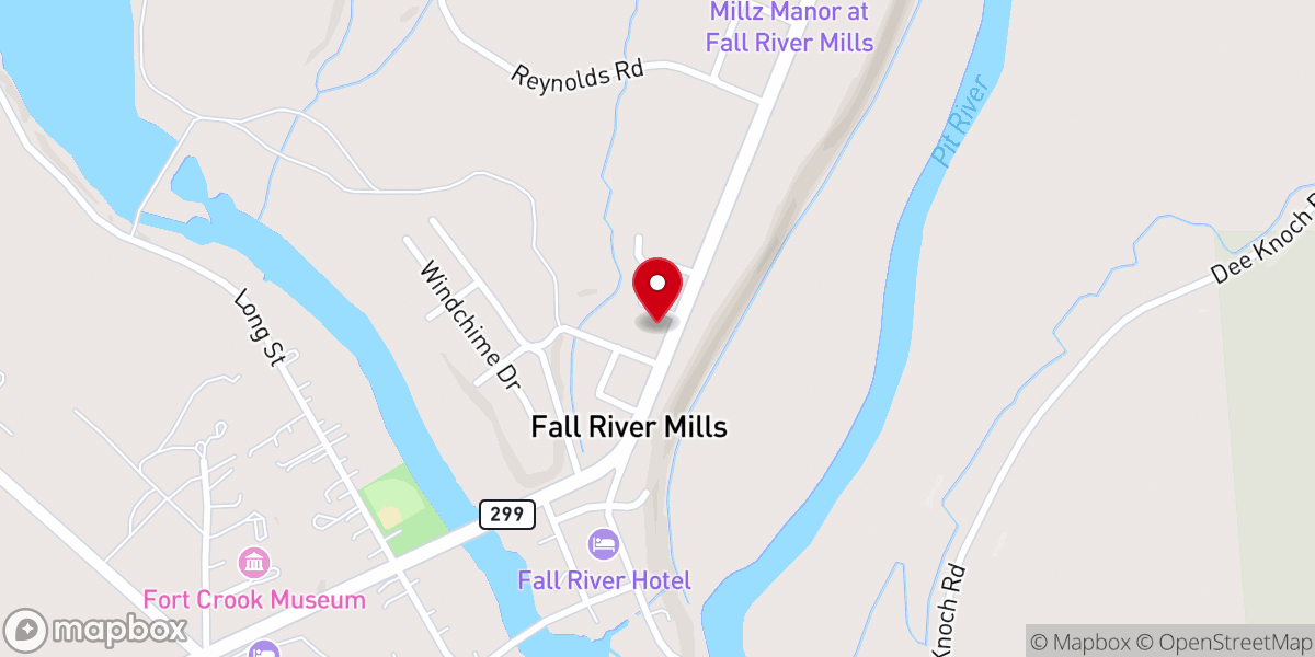 Map showing location of Community United Methodist Church