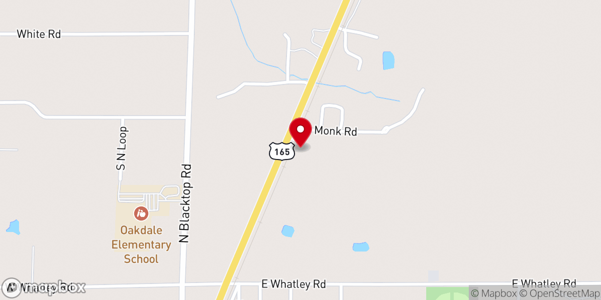 Map showing location of Lions Baptist Church