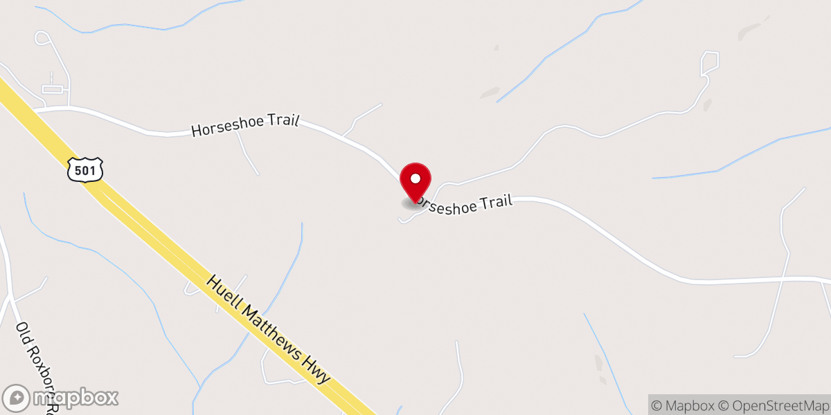 Map showing location of Orange Grove Church