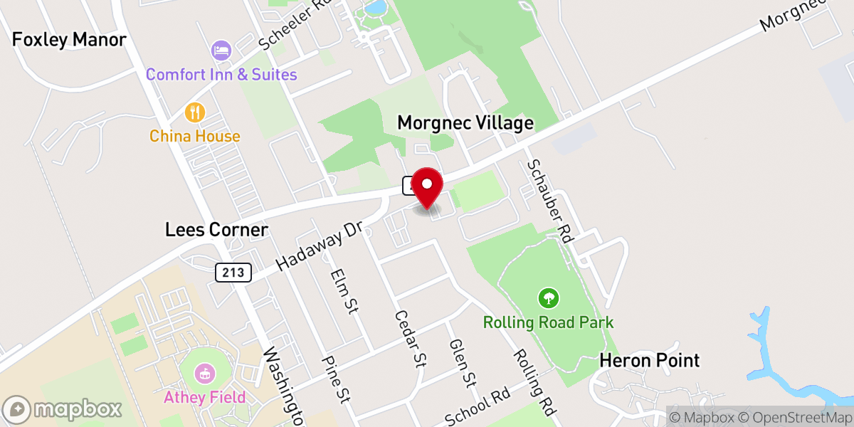 Map showing location of Chestertown Christian Academy