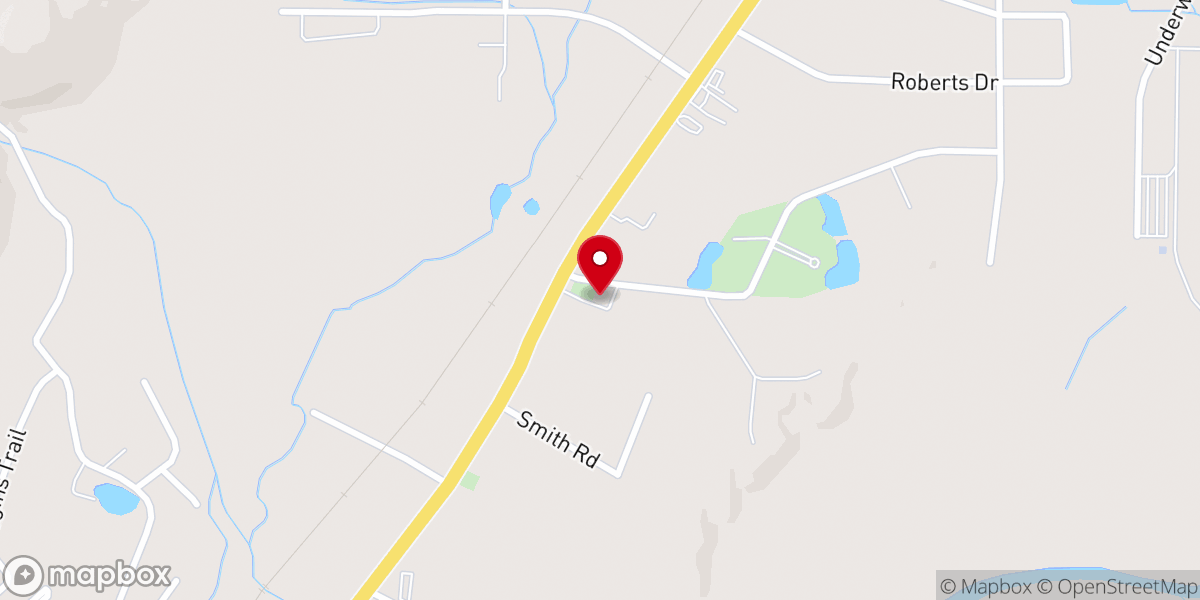 Map showing location of Pennville Alliance Church