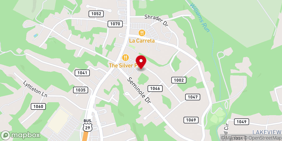 Map showing location of River Church