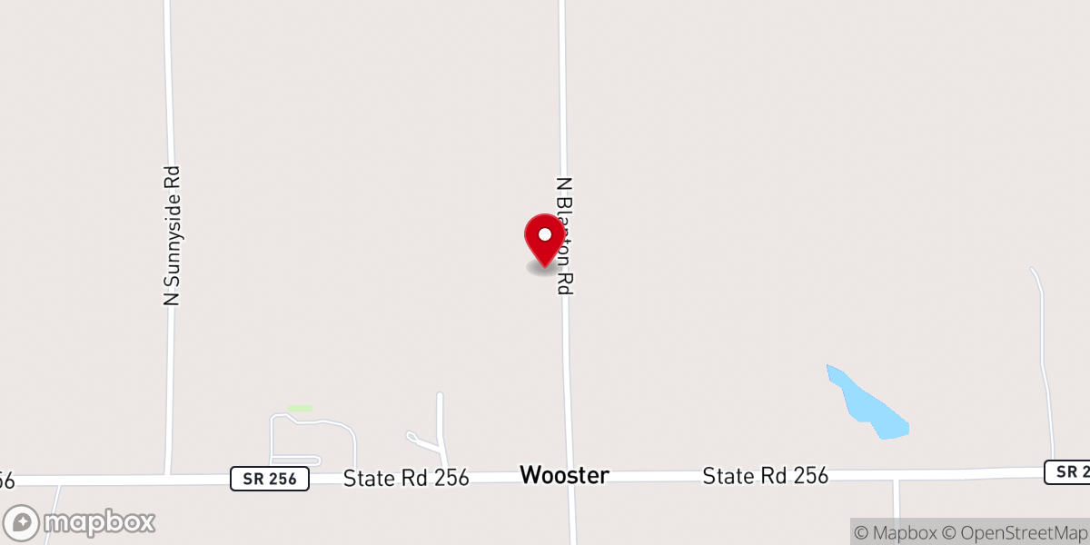 Map showing location of Solid Rock Community Church