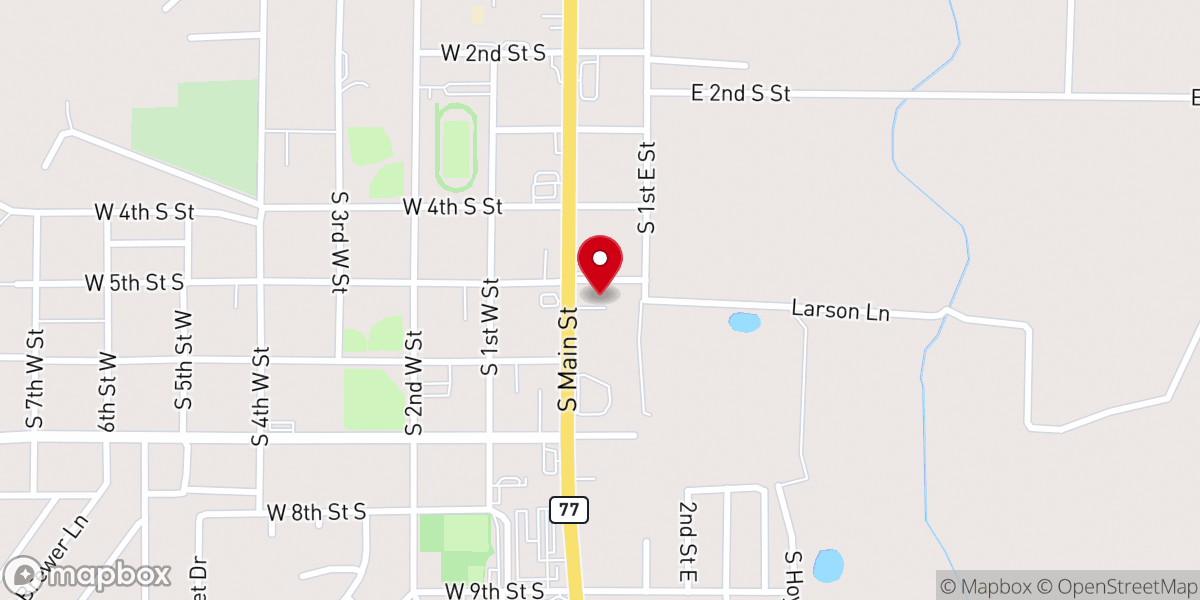 Map showing location of Pastor: Al Campsen (Clear Creek Country Church)