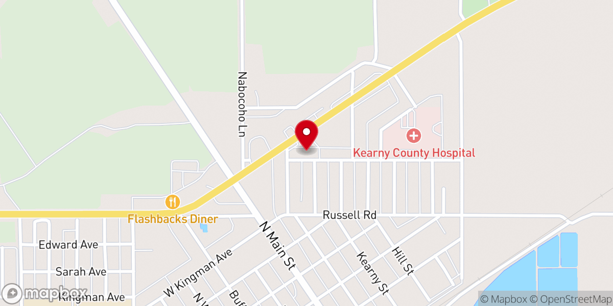 Map showing location of St Anthony's Catholic Church