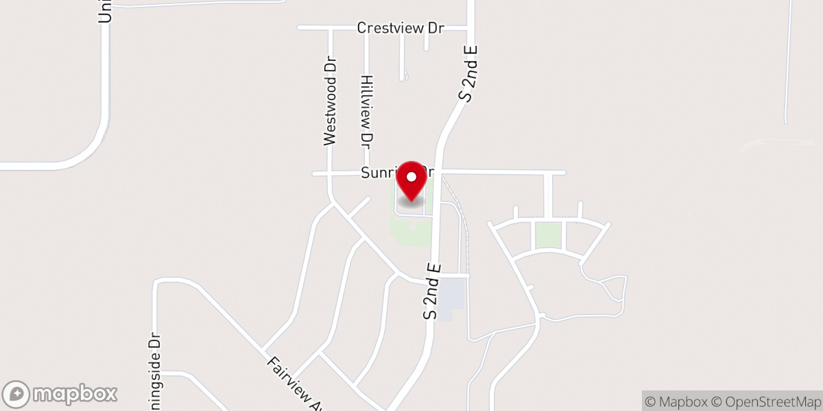 Map showing location of Cresthaven Ward
