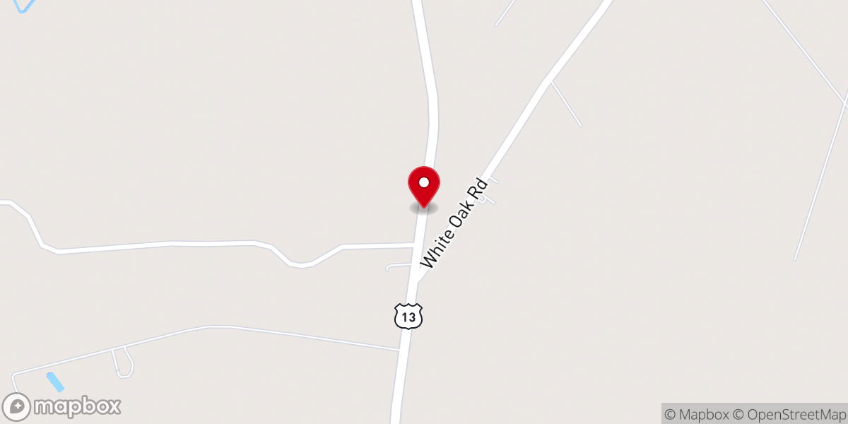 Map showing location of St Matthew Baptist Church