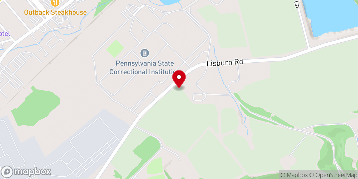 Map showing location of Flower of Carmel Hermitage