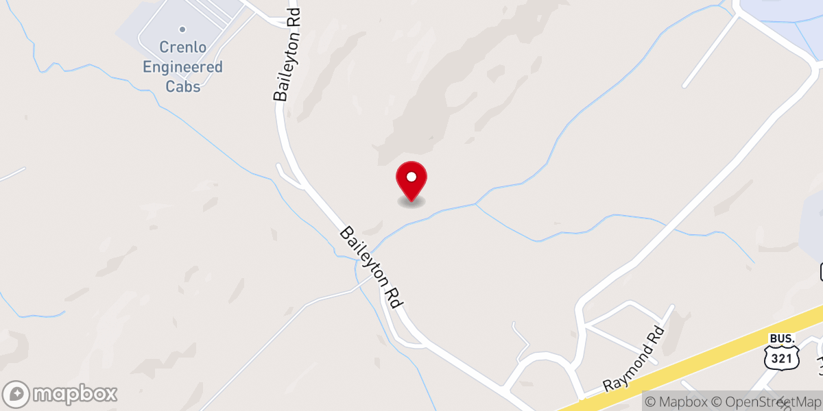 Map showing location of Grace Fellowship Church