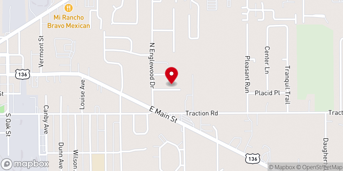 Map showing location of Garfield Apostolic Christian