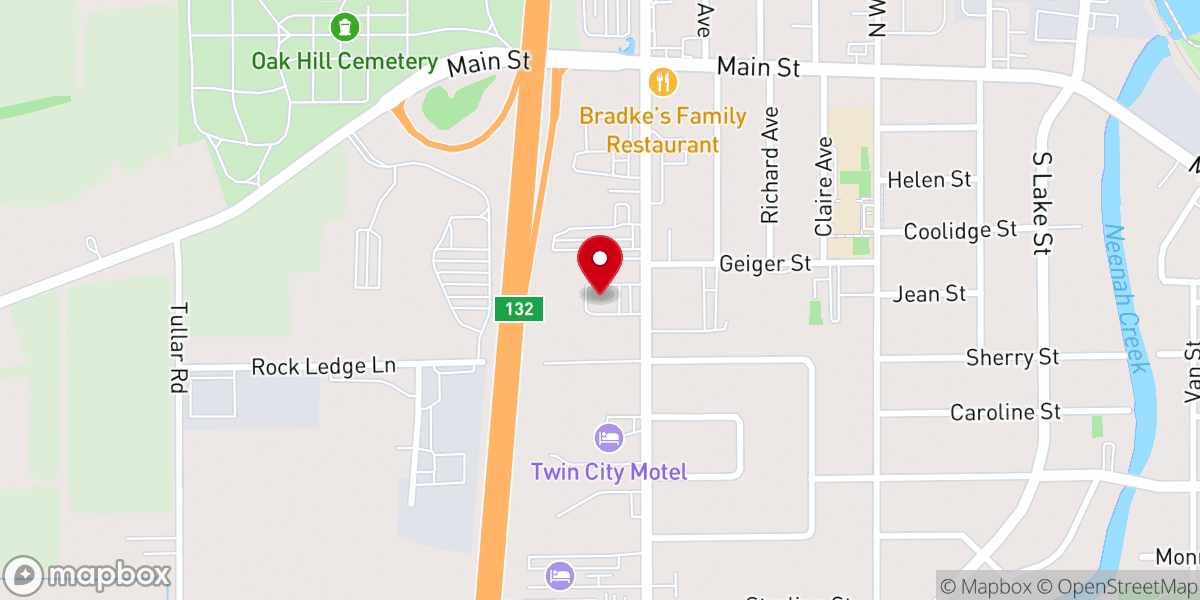 Map showing location of Fox Valley Seventh-day Adventist Church