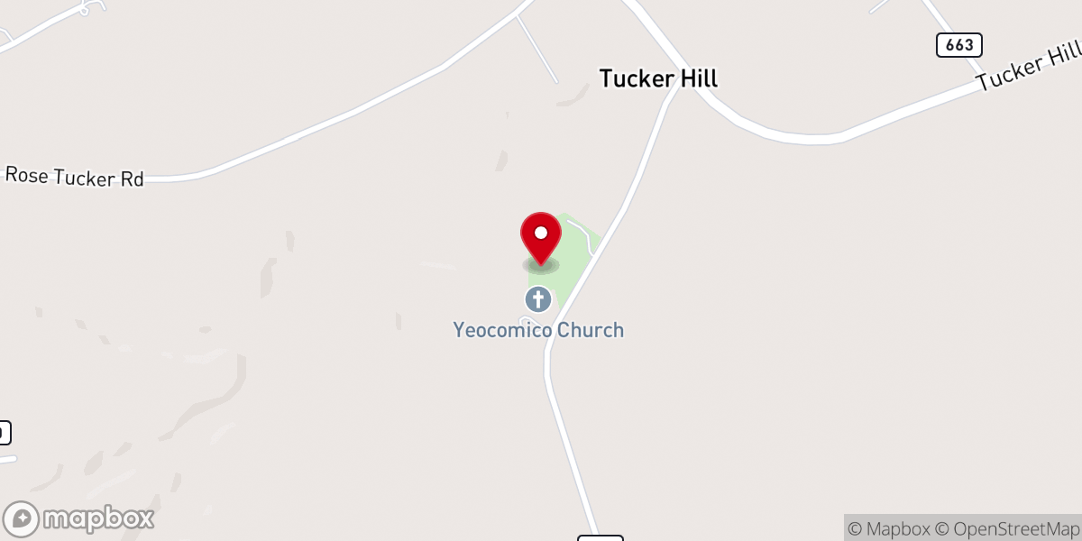 Map showing location of Cople Episcopal Parish
