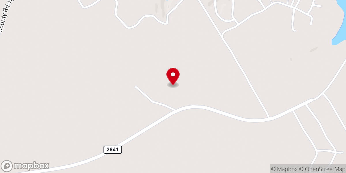 Map showing location of Lake Whitney Camp