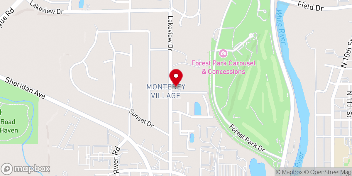 Map showing location of Circle of Hope Wesleyan Church