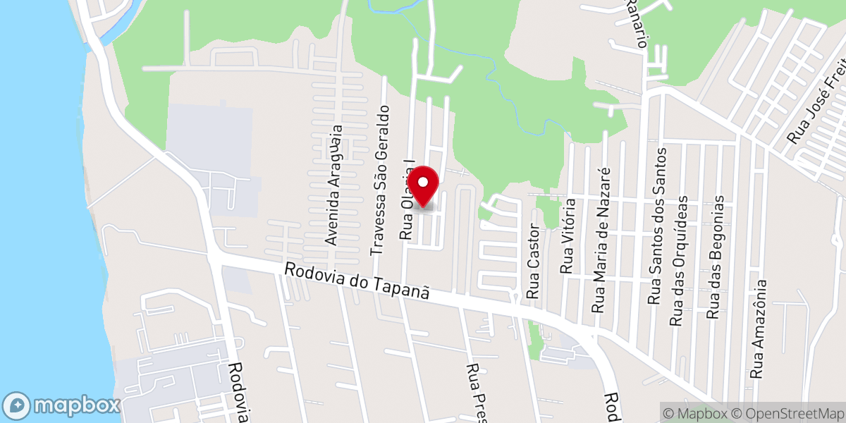Map showing location of IPUB IGREJA PENTECOSTAL UNIDA DO BRASIL