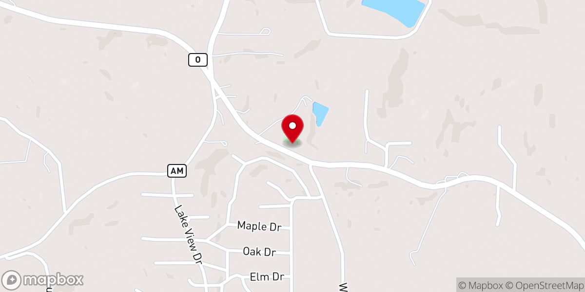 Map showing location of Cedar Grove United Methodist