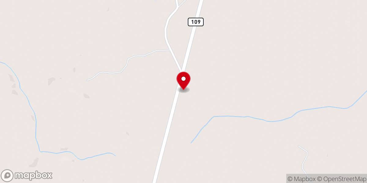 Map showing location of Garris Grove Church