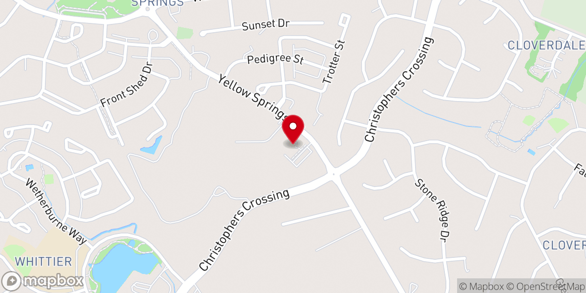Map showing location of Faith Reformed Presbyterian Church
