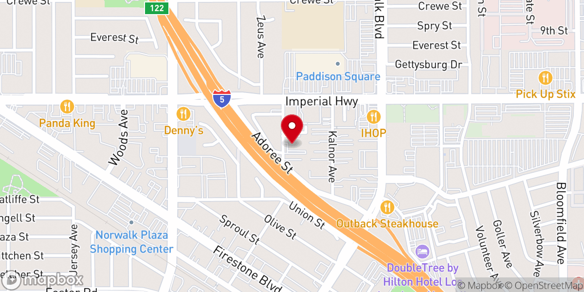 Map showing location of Saint Francis Episcopal Church