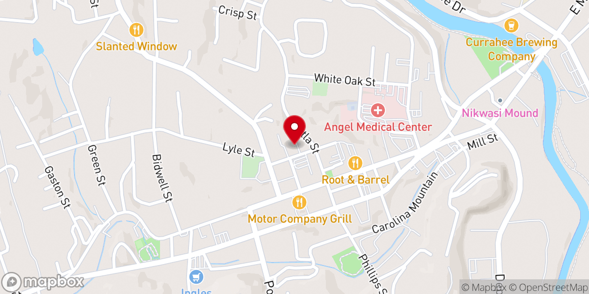 Map showing location of All Saints Episcopal Church - Saint Agnes Chapel
