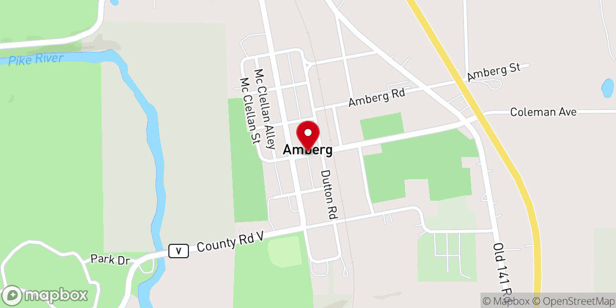 Map showing location of Amberg