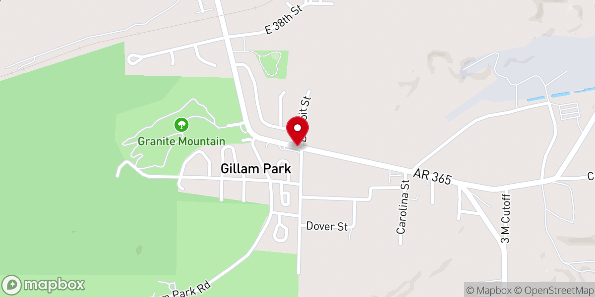 Map showing location of Holy Ghost Tabernacle