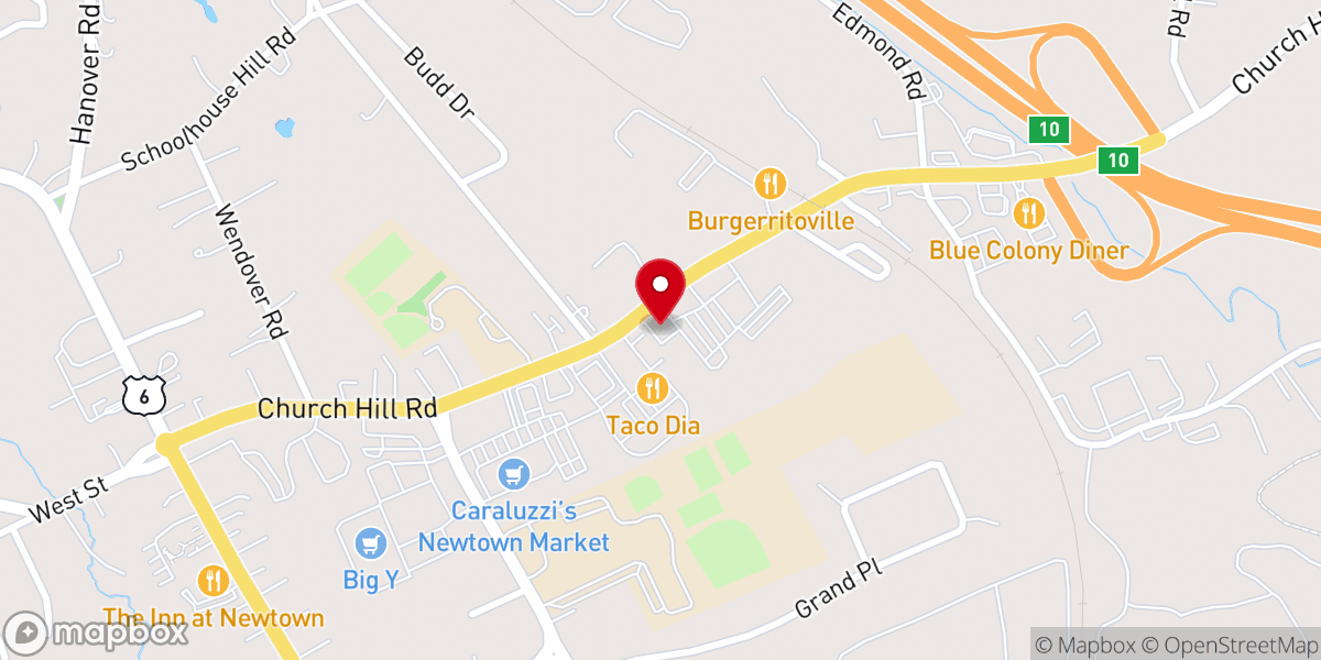 Map showing location of St Rose Parish Religious Educ