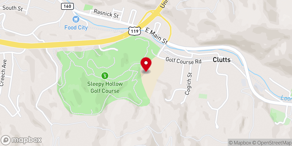 Map showing location of Kentucky Sacks of Love