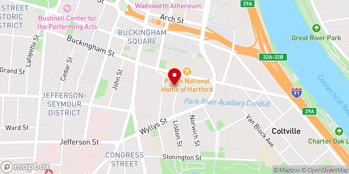 Map showing location of Ss Cyril & Methodius Parish