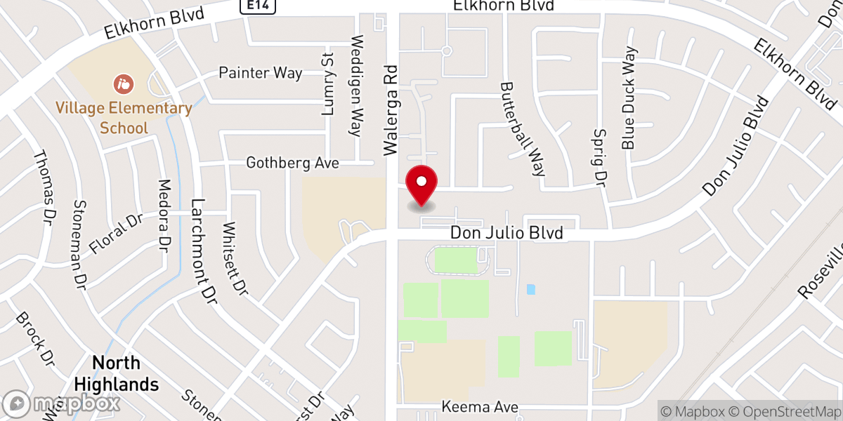 Map showing location of Saint Lawrence School