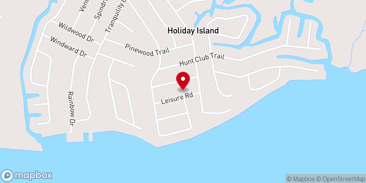 Map showing location of Chapel On the Sound