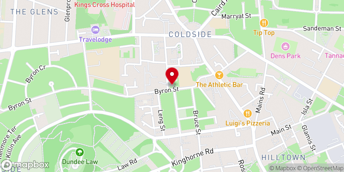 Map showing location of St Peter & St Paul Catholic Church