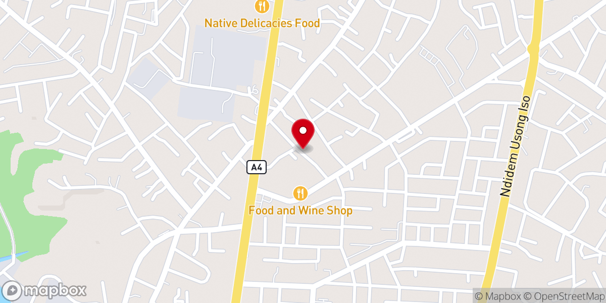 Map showing location of Great Calvary Baptist church