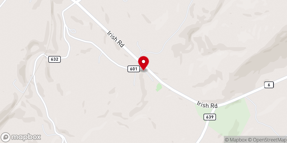 Map showing location of Mount Shiloh Baptist Church