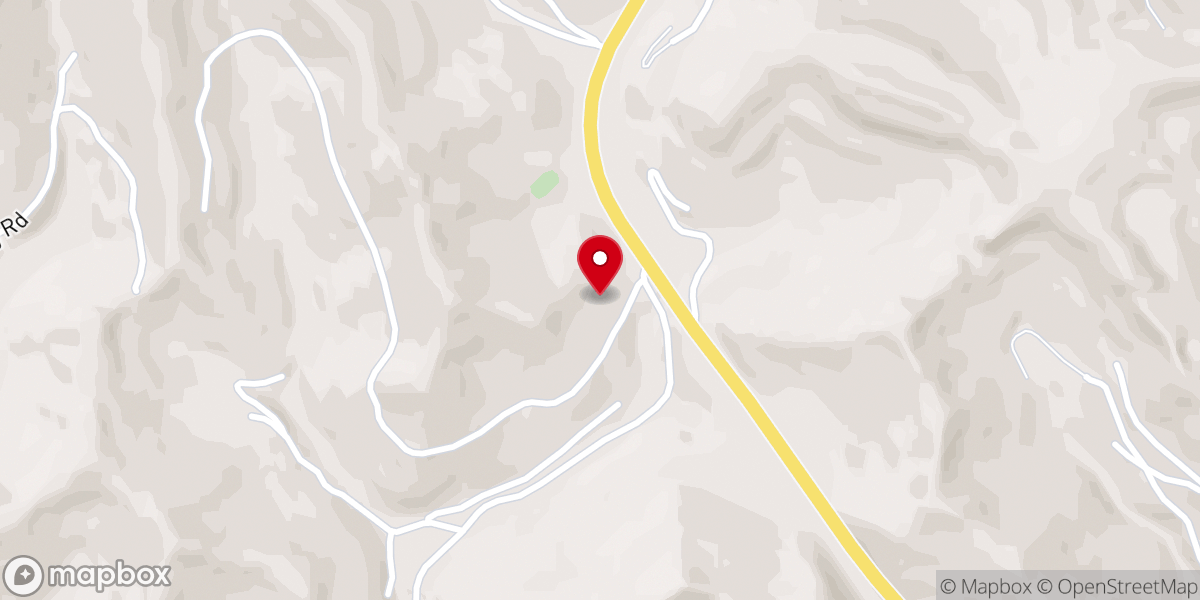 Map showing location of Bible Baptist Church