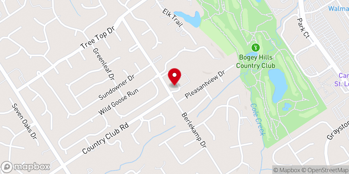 Map showing location of St Elizabeth Ann Seton Catholic Church