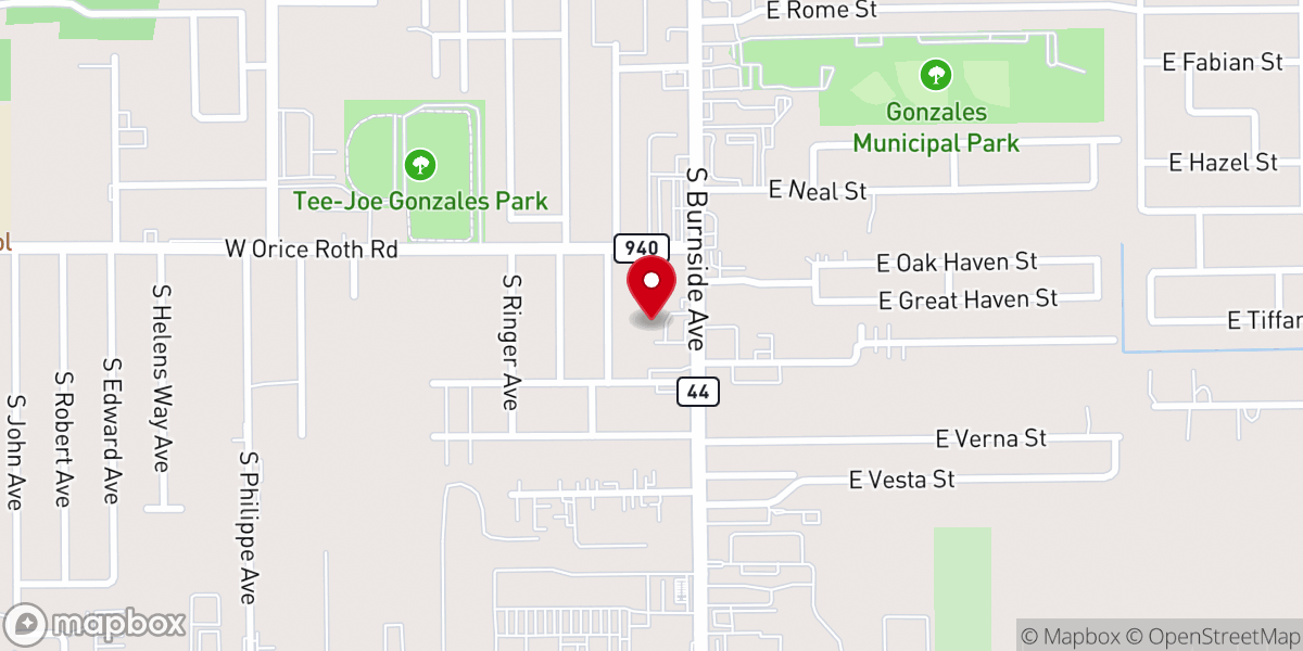 Map showing location of AP Baseball