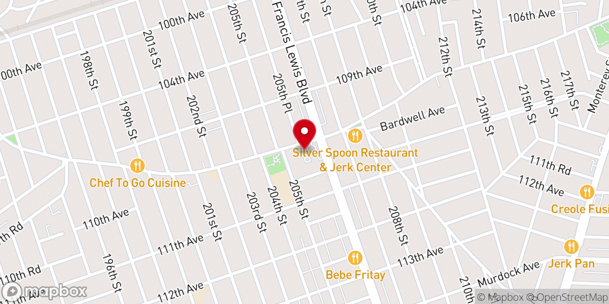 Map showing location of United Apostolic Church