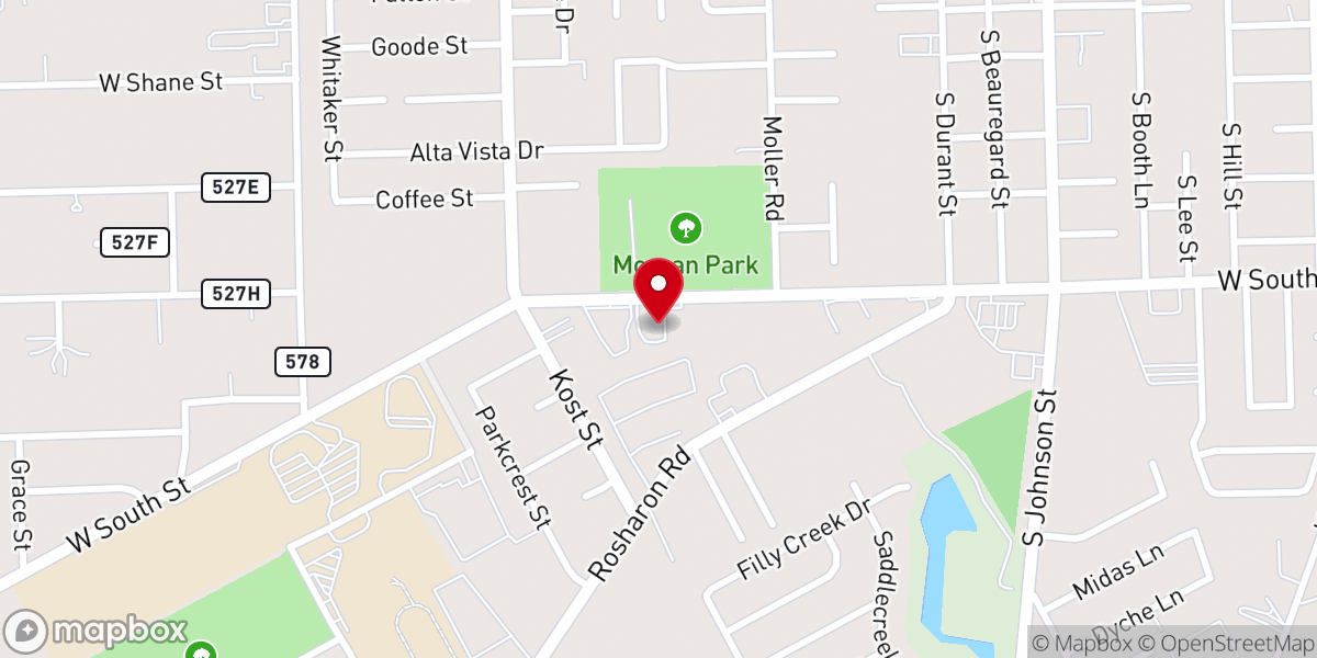Map showing location of Light Christian Center