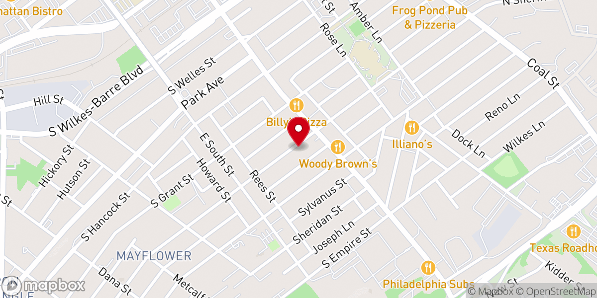 Map showing location of Salvation Christian Center