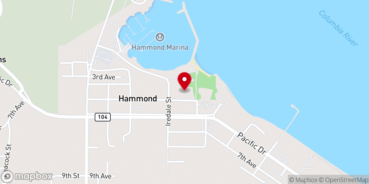 Map showing location of St Francis De Sales Mission