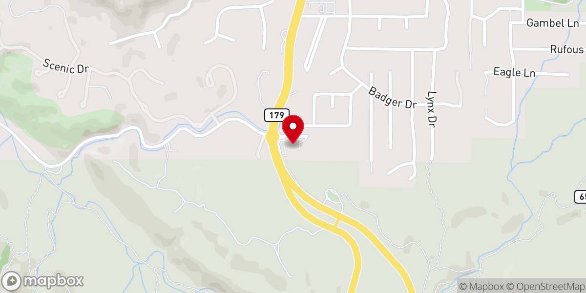 Map showing location of Sedona Unitarian Universalist Fellowship