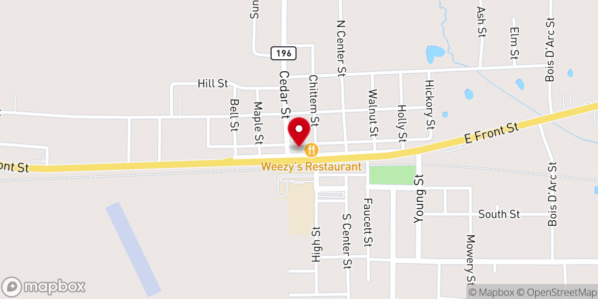 Map showing location of Church Of The Nazarene