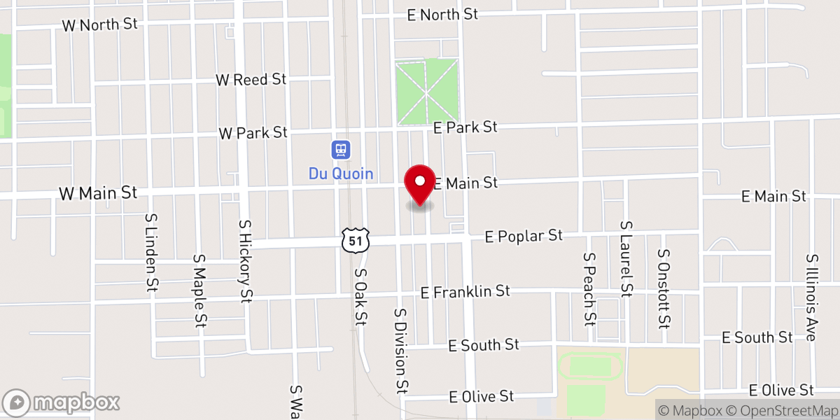 Map showing location of Vision Church