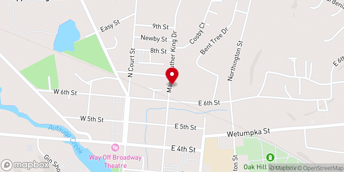 Map showing location of Tri-City Seventh-day Adventist Church