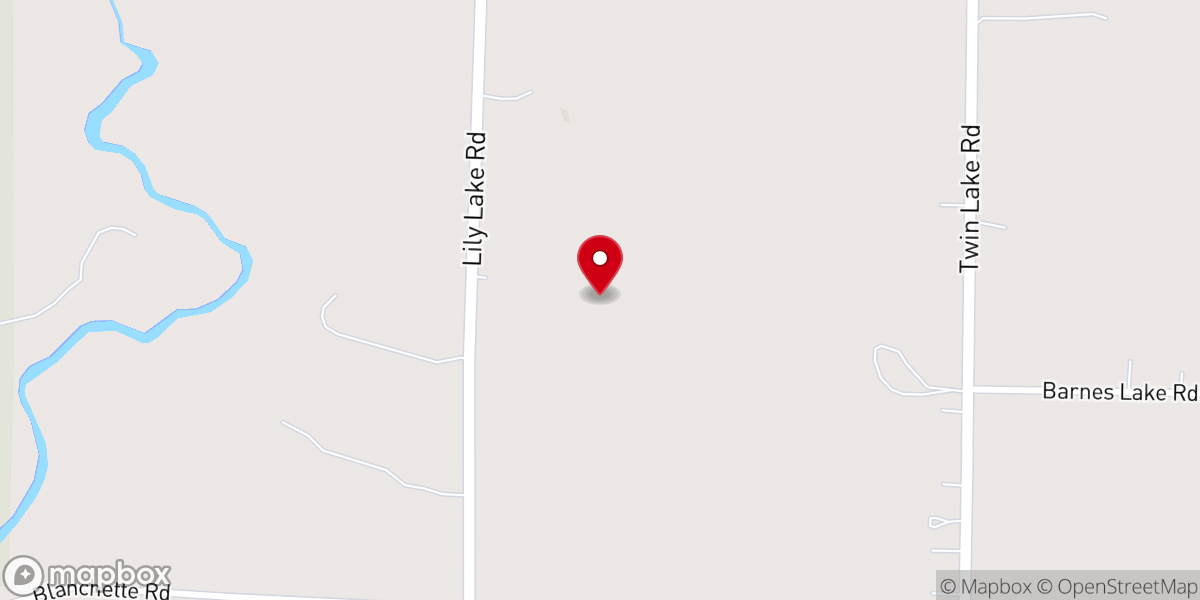 Map showing location of Norway Baptist Church of Norway Michigan