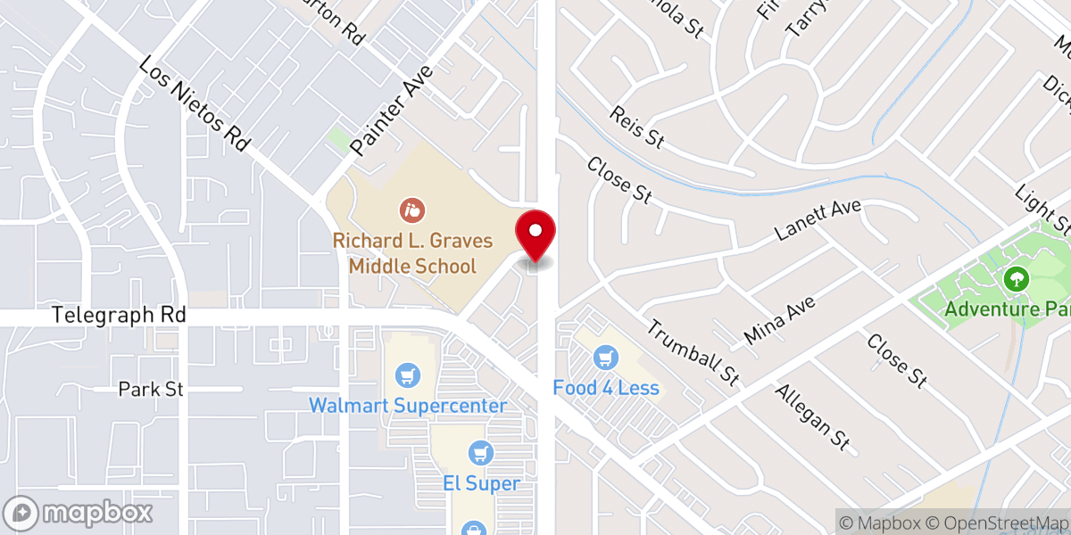 Map showing location of St. Mary's Jacobite Syrian Orthodox Church